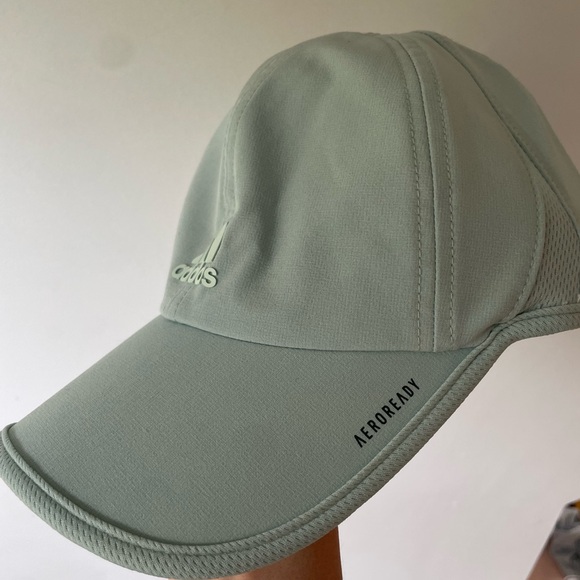 Adidas Aeroready Hat Lightweight 3 Striped Logo Running Golf Beach Baseball Cap - Picture 2 of 4